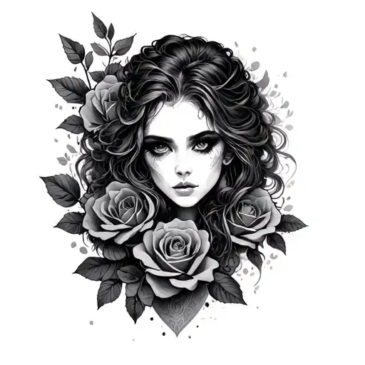 Dark Romance tattoo design idea