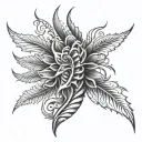 Spinal tattoo design idea