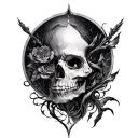 Dark Fantasy tattoo design idea