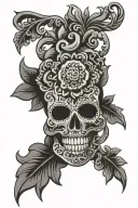 Mexican ornament  tattoo design idea
