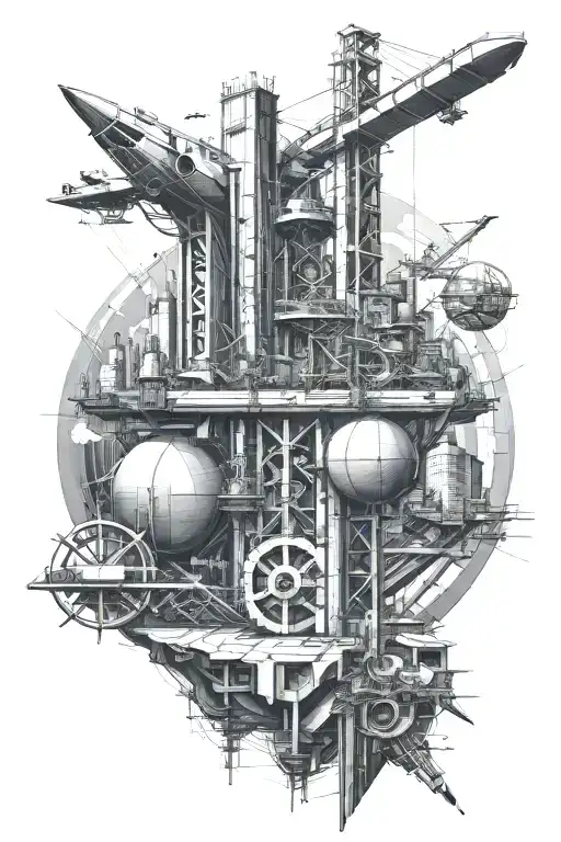 Civil Engineering tattoo design idea