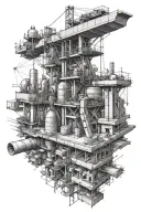 Civil Engineering tattoo design idea