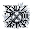 Roman Numerals 2007 tattoo design idea