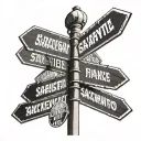 Street sign with sacramento tattoo design idea