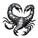 Leo And Scorpio tattoo design idea