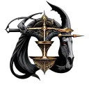 Libra And Sagittarius Combined tattoo design idea