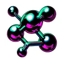 Lsd Molecule tattoo design idea