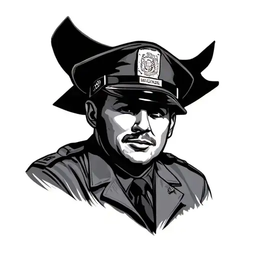 Correctional Officer tattoo design idea