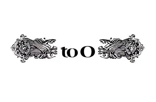 "Logo with the name toño" tattoo design idea