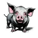 Pink Floyd Pig tattoo design idea