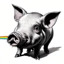 Pink Floyd Pig tattoo design idea