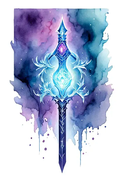 arcane jinx weapons from league tattoo design idea