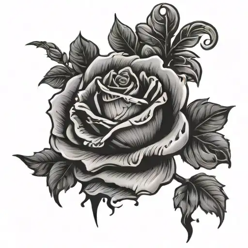 fuck love tattoo design idea