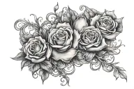 everything happens for a reason whether good or bad” inside tattoo design idea