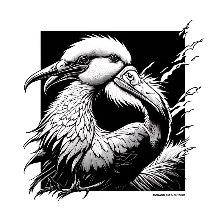 doflamingo tattoo stencil art tattoo design idea