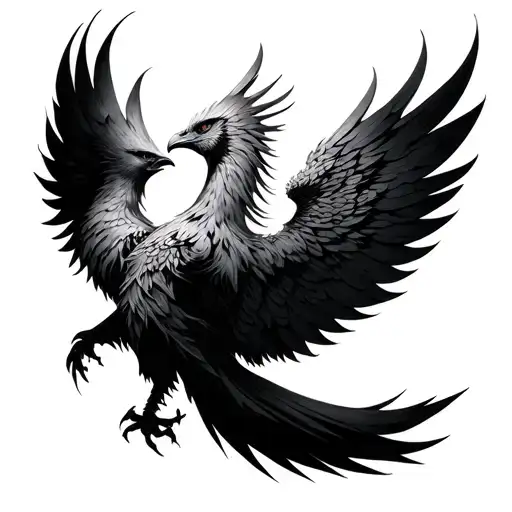 phoenix rising, Arya tattoo design idea