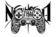 "Nathaniel" gaming controller intertwined tattoo design idea