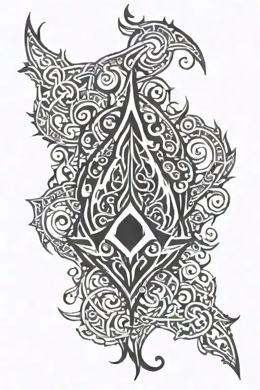 Dark souls bonfire tattoo design idea