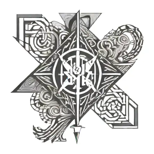 the word "hooligan" written horizontally and below it, the word "peaceful" written below it upside down sort of like a r tattoo design idea