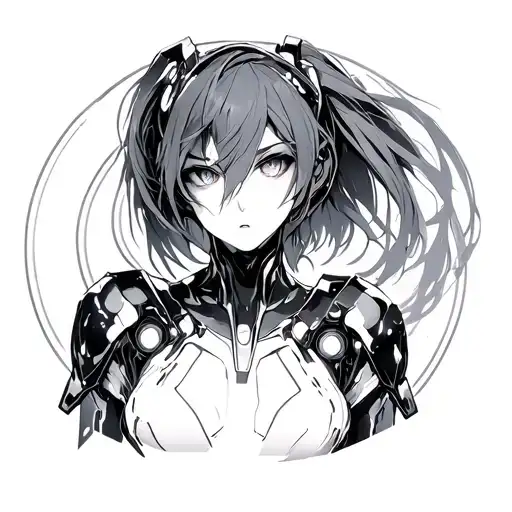 Neon Genesis Evangelion tattoo design idea