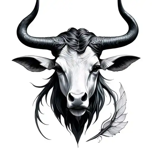 Gemini cancer taurus aquarius tattoo design idea