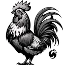 Mexican Rooster tattoo design idea