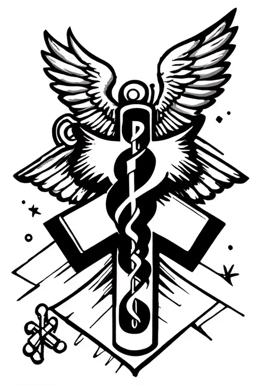 ems paramedic tattoo design idea