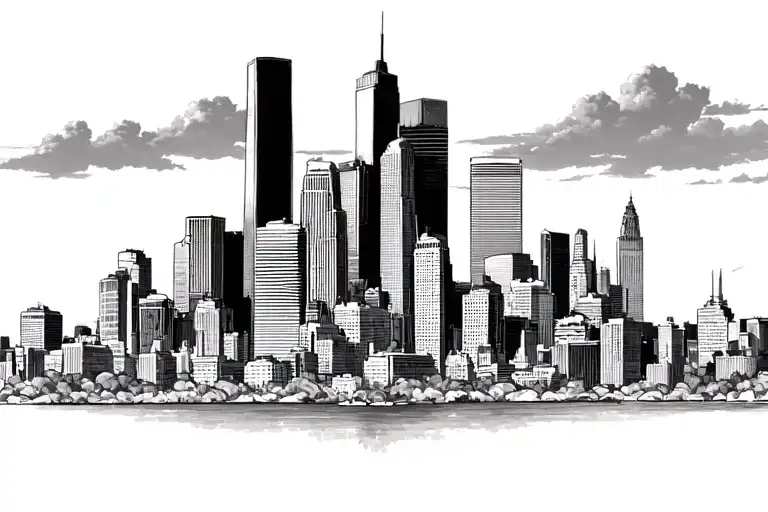 Austin Skyline tattoo design idea