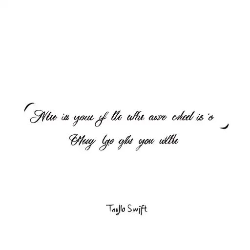 taylor swift lyrics as symbols representing tattoo design idea