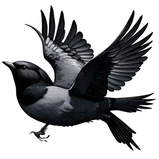 this too shall pass with birds flying tattoo design idea