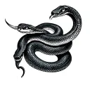 Libra Snake tattoo design idea