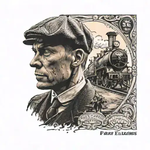 peaky blinders tattoo design idea