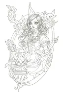 alice madness return tattoo design idea