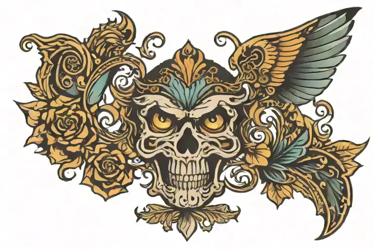 property of justin tattoo design idea