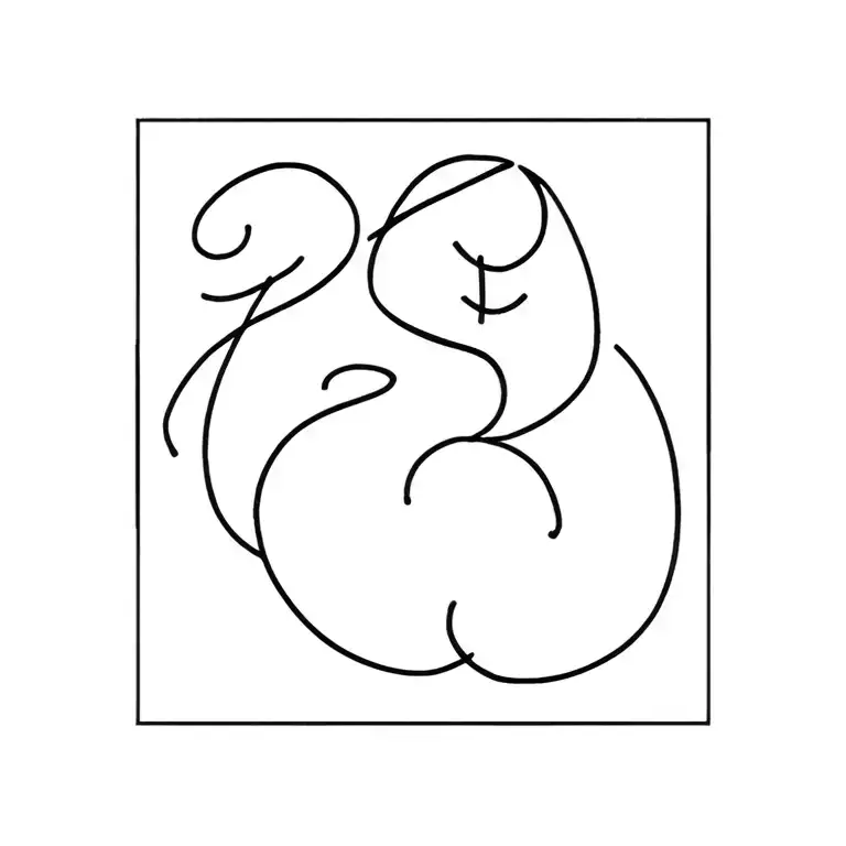 333 angel number tattoo design idea