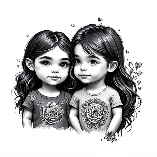 funny tattoos big sister little brother  tattoo design idea