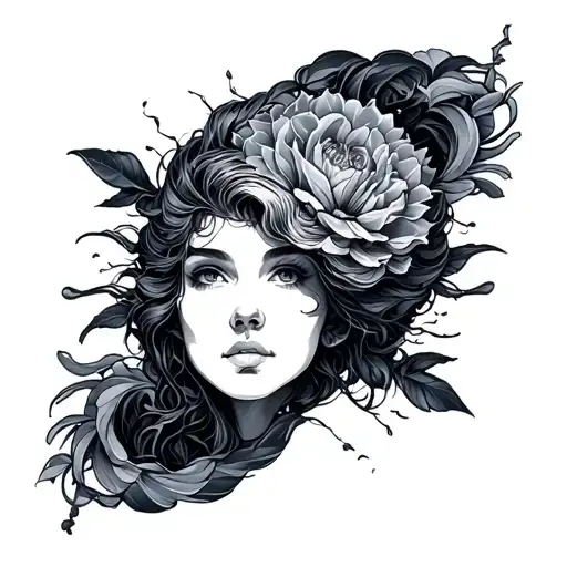 Sonne Welle free your mind tattoo design idea