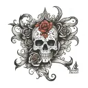 number 143 tattoo design idea