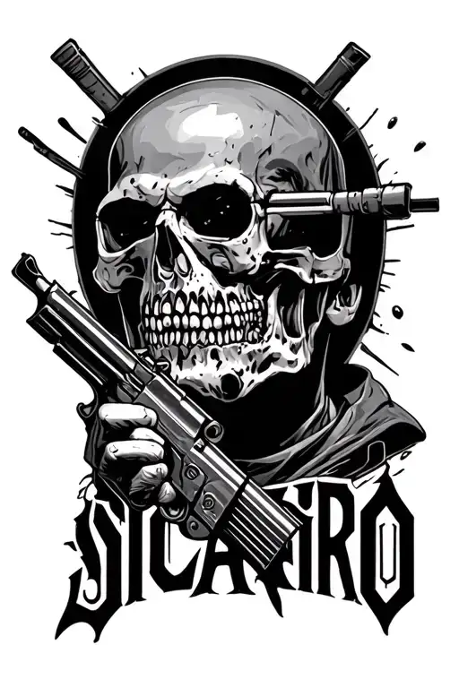 sicario tattoo design idea