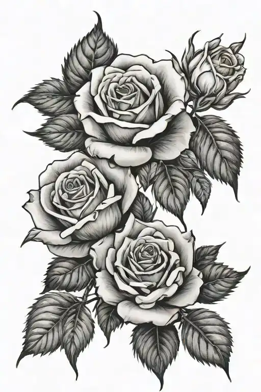 rose family sweden 2002 tattoo design idea