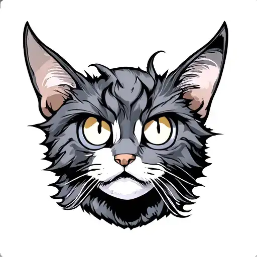 90s Cartoon tattoo design idea