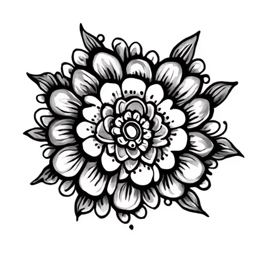 mehndi tattoo design idea