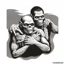 See no evil, hear no evil, speak no evil tattoo design idea