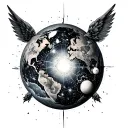 Pulsar Map tattoo design idea