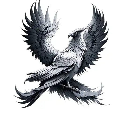 Harry Potter Phoenix tattoo design idea