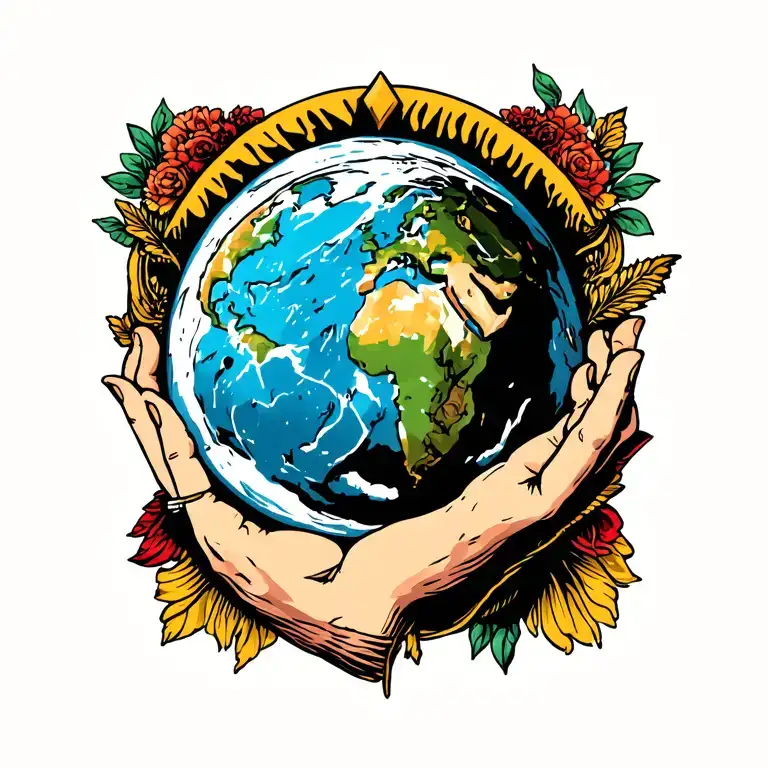where is jonny gald atlas holding the earth tattoo design idea
