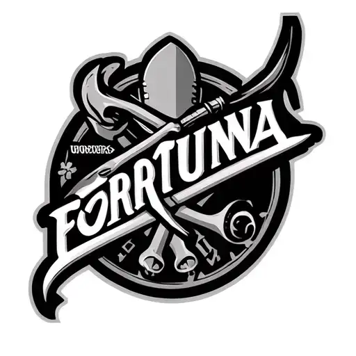 fortuna hookers logo tattoo design idea