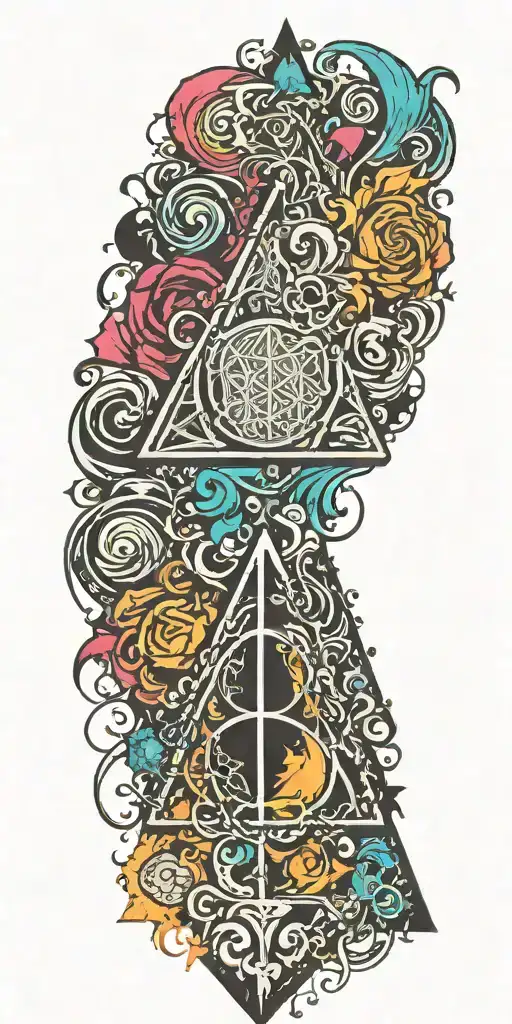Harry Potter and the Deathly Hallows tattoo design idea