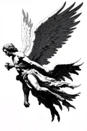 archangel Gabriel tattoo design idea