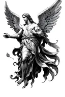 archangel Gabriel tattoo design idea